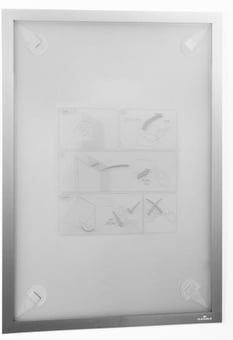Picture of Durable - DURAFRAME WALLPAPER A3 Magnetic Frame - Silver - 323 x 446 mm - Single - [DL-484423]