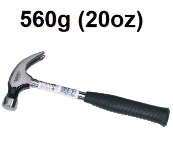 picture of Draper - Tubular Shaft Claw Hammer - 560g (20oz) - [DO-63346]