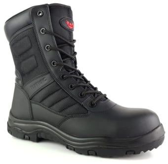 picture of Tuffking Apex+ 7115 Full Grain Leather Zip Safety Boot - S3 WR HI CI SRC HRO - GN-7115