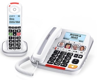 picture of Swissvoice Xtra 3355 Combo Corded Phone White - [PDL-ATL1424034]