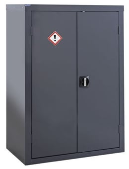 picture of QMP CoSHH Cupboard - 2 Shelves - H.1200 W.900 D.460 - [QM-CZ129046ZKXX]