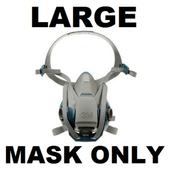 picture of 3M - Reusable Half Face Breathing Device - Large - Single - [3M-6503QL]
