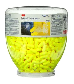 picture of 3M EARsoft Neons Foam Earplug Refill Bottle - EN 352 - 500 Pairs - [3M-PD-01-002]