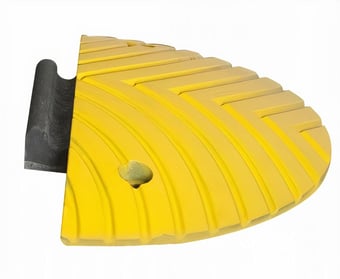 Picture of TOPSTOP-ECO 10RE Speed Reduction Ramp - End Section - 200mmW x 50mmH - Fixing Included - Male - Yellow - [MV-281.19.480]