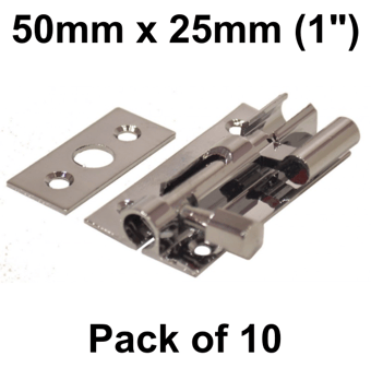 picture of CP Wide Necked Barrel Bolt - 50mm x 25mm (1") - Pack of 10 - [CI-DB49L]