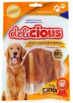 picture of World Of Pets Delicious Soft Chicken Wings Dog Treats 4 Pack - [PD-WP231]