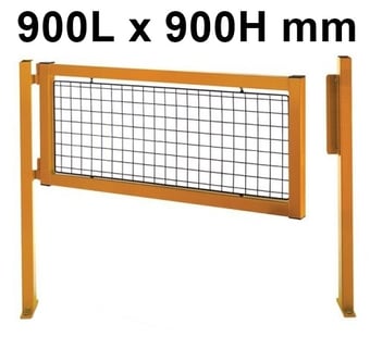 picture of QMP Fully Welded Barrier - Gate Barrier - Mesh Infill - 900L x 900H mm - [QM-RBGU9090MYXX]