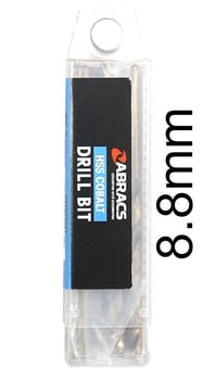picture of Abracs HSS Cobalt Drill Bit 8.8mm - Pack of 5 - [ABR-DBCB08805]
