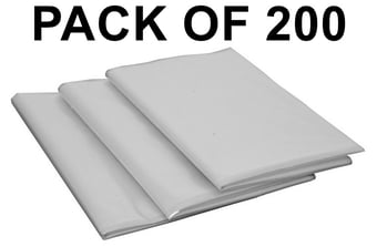 picture of Polyco Clear Medium Duty Sacks in a Pack - 90L - Pack of 200 - [BM-BCOL/N]