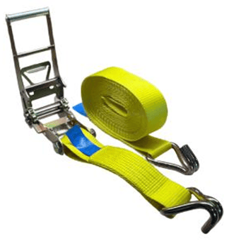 Picture of Ratchet Lashing 10,000kg BF With Claw Hooks Either End - 5mtr x 75mm - [DMC-RCL009]