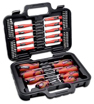 picture of Amtech 58 Piece Screwdriver and Bit Set - [DK-L1706]