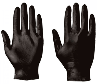 picture of Supertouch Nitrile 5.5 Medical Powderfree Gloves Black - ST-SDS-05571