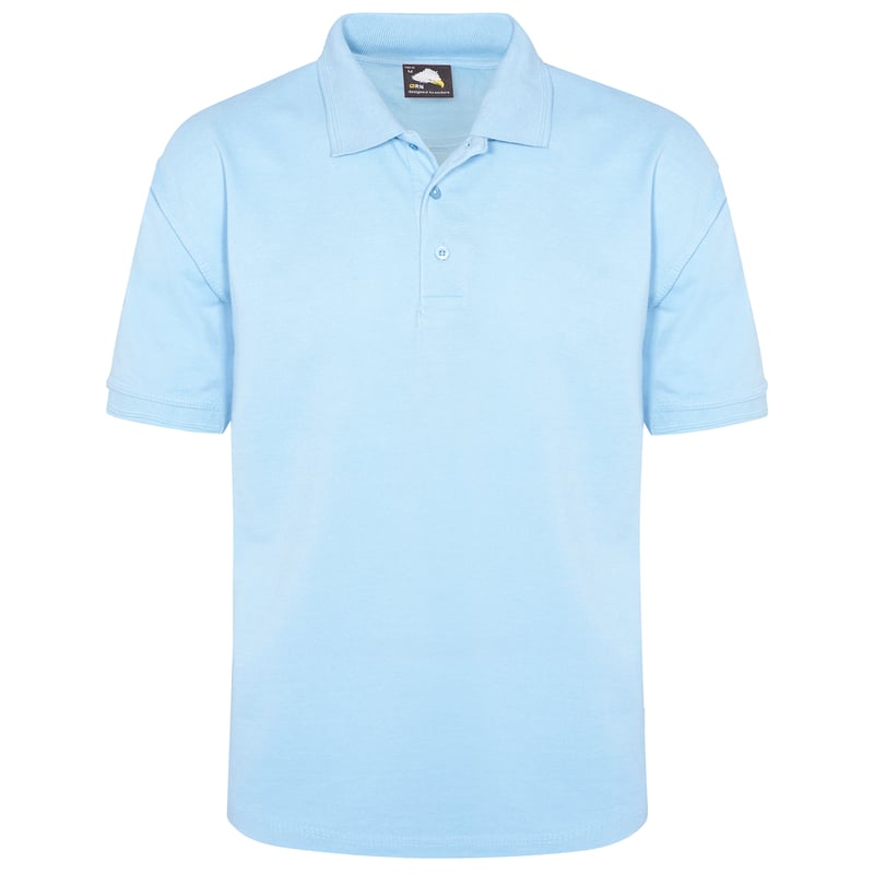 picture of Eagle Premium Polycotton Men's Sky Blue Poloshirt - 220gm - ON-1150-10-SKY