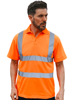 picture of Korntex Orange Hi Vis Polo Shirt - KTX-KXPOLOO