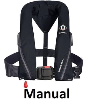 picture of Crewsaver Crewfit 165N Manual Black Sport Lifejacket - [CW-9710BLM] - (LP)