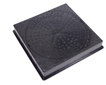 Picture of Solid Top Cover and Frame For Domestic driveways - 450 Diameter - CD-CD456