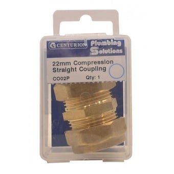 Picture of 22mm Compression Straight Coupling - CTRN-CI-CO02P