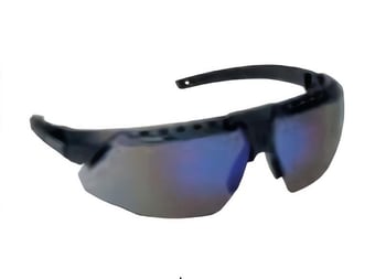 picture of Honeywell - Avatar - Safety Glasses - Black - Hard Coating - Blue Mirror Lens - [HW-1034835]