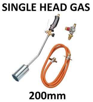 picture of Idealgas Single Head Gas Torch With Regulator 200mm - [HC-GT200S]