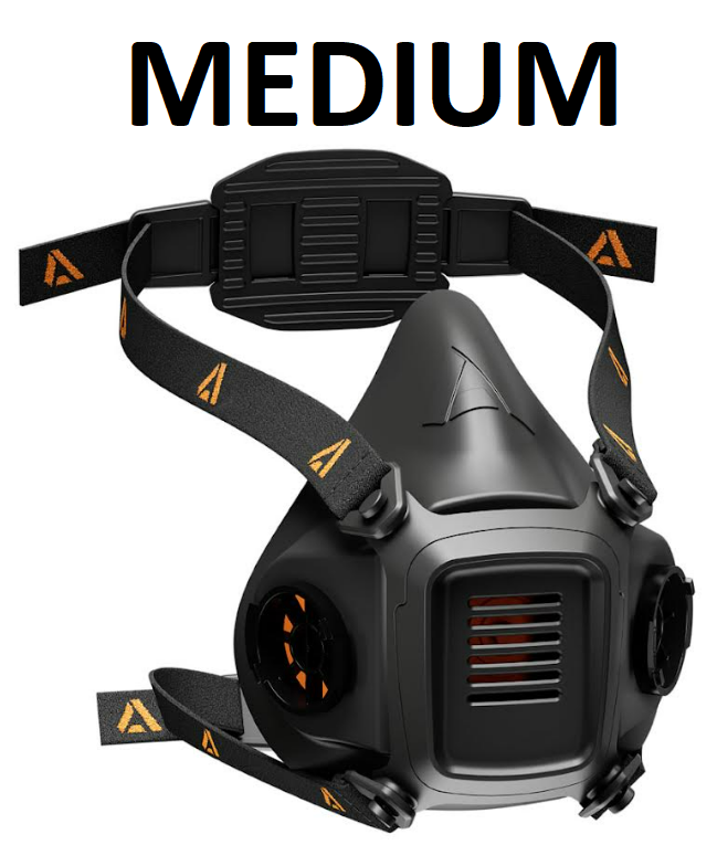 Alpha Sentinel Half Face Mask Medium - [GL-ASRAS0001BF]