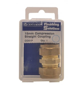 Picture of 15mm Compression Straight Coupling - CTRN-CI-CO01P