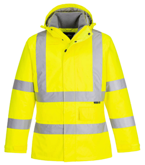 picture of Portwest EC60 Eco Hi-Vis Winter Jacket Yellow - PW-EC60YER - (DISC-R)