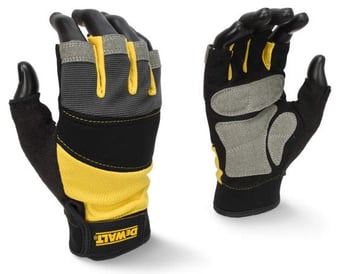 picture of DEWALT DPG213 EU Performance Fingerless Gloves - Size L - [RN-DPG213L]