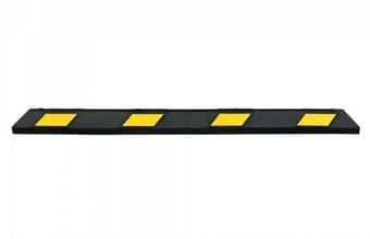 Picture of TRAFFIC-LINE Park-AID Wheel Stop - 1,800mmL - Black/Yellow - Complete with Fixings - [MV-284.20.974]
