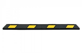 Picture of TRAFFIC-LINE Park-AID Wheel Stop - 1,800mmL - Black/Yellow - Complete with Fixings - [MV-284.20.974]