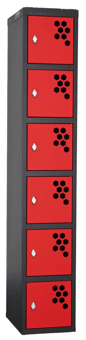 picture of Armorgard PowerStation PWS6P Battery Charging 6-Locker Station - Padlock Camlocks - [AG-PWS6P] - (LP)