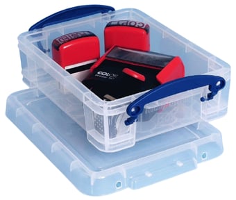 picture of Plastic Clear 1.75 Litre Really Useful Box - Including Lid - [UB-175RUB]