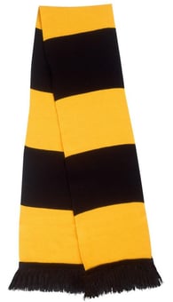 picture of Result Winter Essentials R146X Team Scarf - Black/Gold Yellow - [BT- R146X-BLKGLD]