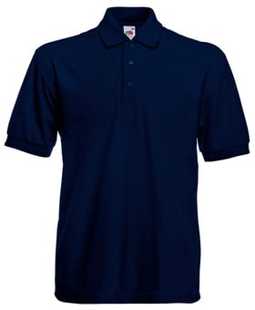 picture of Fruit Of The Loom Heavyweight Piqué Polo - Deep Navy Blue - BT-63204-DNAV