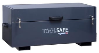 picture of ToolSafe Site Security Box - 500H x 1200W x 500D mm - With Fork Pockets - [QM-STC501250KFX] - (LP)