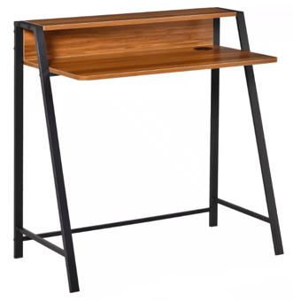 Picture of HOMCOM Writing Desk Particle Board - Steel Black - 450 x 850mm - [VK-1213889]