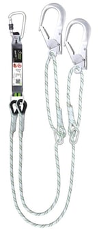 picture of Kratos Short Forked Energy Absorbing Kernmantle Rope Lanyard - [KR-FA3061420]