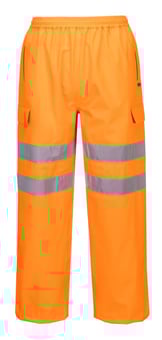 picture of Portwest S595 - Hi-Vis Extreme Rain Trousers 3L - Orange - PW-S595ORR