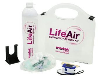picture of Martek LifeAir Emergency Response Oxygen Kit - [MLC-DRK-100]
