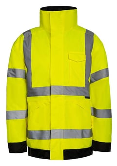 picture of Korntex Tampere Hi-Vis Rain Jacket - Hi-Vis Yellow - KTX-KXRJG