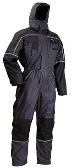 picture of Lyngsoe - Grey/Black Winter Waterproof Coverall - LS-LR7033-GREY