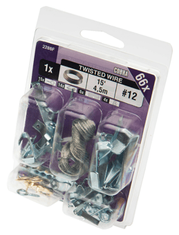 Picture of Cobra Picture Hanging Assortment 66 Piece - [MX-2288F]