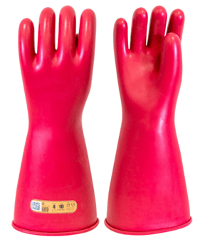 picture of CATU CG-4 Insulating Latex Dielectric Safety Electrician's Gloves - 36,000V - Class 4 - 410mm - BD-CG-4 - (DISC-R)