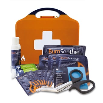 picture of Burns First Aid Kit - In Orange Integral Aura Box - [RL-124]