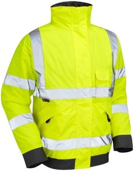 picture of LEO Yellow Hi-Vis Bomber Jacket Class 3 - LE-J01-Y