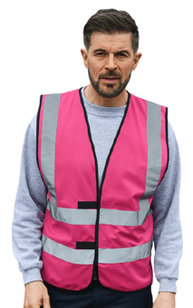 picture of Korntex Magenta Pink Hi Vis Vest - AP-KXVESTMA