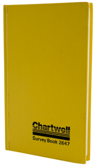 Picture of Chartwell Weather Resistant Mining Transit Book Yellow - 192 x 120mm - [EXC-2647Z]
