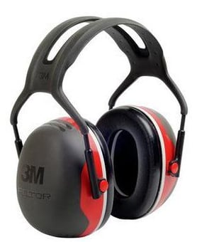 picture of 3M™ PELTOR™ Red X3A Earmuffs - SNR 33db - [3M-7000103991]