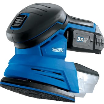 picture of Tri-Base (Detail) Sander with 1x 2Ah Battery and Charger - D20 20V - [DO-00608]