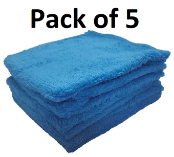 picture of Streetwize - Super Soft Polishing Cloths - Pack of 5 - 35cm x 35cm - [STW-SWCR22]