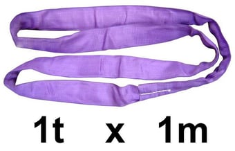 picture of LashKing - Polyester Round Sling - 1t WLL - 1m EWL - [GT-PRS1T1M]